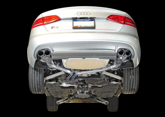 AWE Tuning Audi B8 / B8.5 S4 3.0T Touring Edition Exhaust - Chrome Silver Tips (90mm) AWE Tuning Catback  AXOPROS