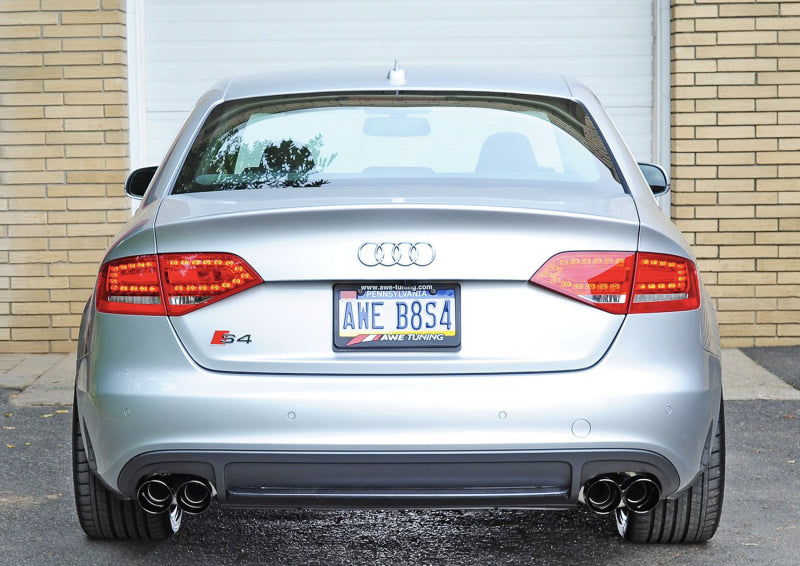 AWE Tuning Audi B8 / B8.5 S4 3.0T Touring Edition Exhaust - Diamond Black Tips (90mm) AWE Tuning Catback  AXOPROS