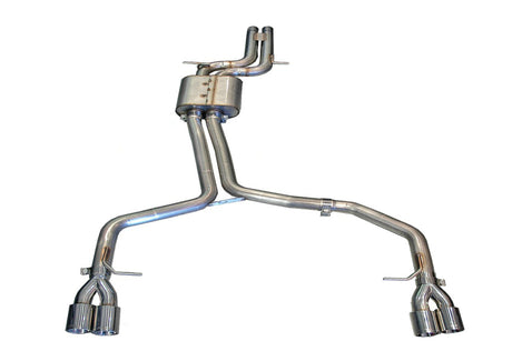 AWE Tuning Audi B8 / B8.5 S4 3.0T Track Edition Exhaust - Chrome Silver Tips (90mm) AWE Tuning Catback  AXOPROS