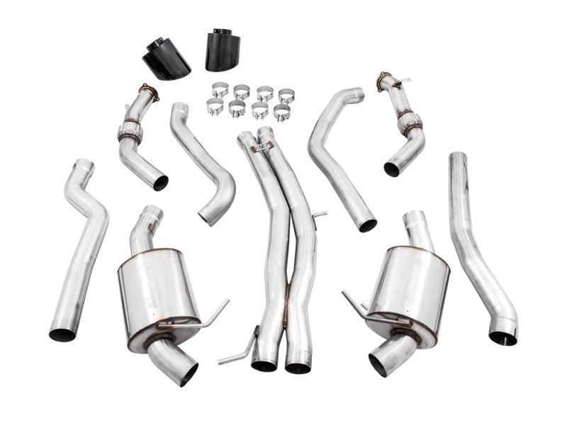 AWE Tuning Audi B9 RS5 Touring Edition Exhaust - w/ Diamond Black RS Tips AWE Tuning Catback  AXOPROS