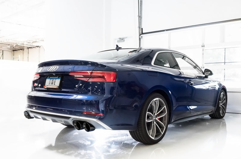 AWE Tuning Audi B9 S5 Coupe 3.0T Track Edition Exhaust - Diamond Black Tips (102mm) AWE Tuning Catback  AXOPROS