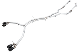 AWE Tuning Audi B9 S5 Sportback Track Edition Exhaust - Non-Resonated (Black 102mm Tips) AWE Tuning Catback  AXOPROS
