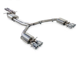 AWE Tuning Audi C7.5 A6 3.0T Touring Edition Exhaust - Quad Outlet Chrome Silver Tips AWE Tuning Catback  AXOPROS
