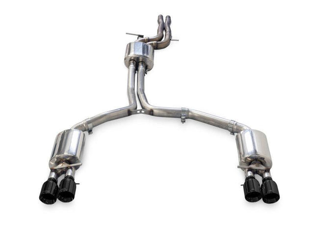 AWE Tuning Audi C7.5 A7 3.0T Touring Edition Exhaust - Quad Outlet Diamond Black Tips AWE Tuning Catback  AXOPROS
