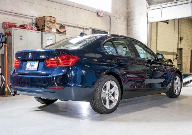 AWE Tuning BMW F30 320i Touring Exhaust w/Performance Mid Pipe - Diamond Black Tip (90mm) AWE Tuning Catback  AXOPROS