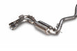 AWE Tuning BMW F3X 28i / 30i Touring Edition Axle-Back Exhaust Single Side - 80mm Silver Tips AWE Tuning Axle Back  AXOPROS