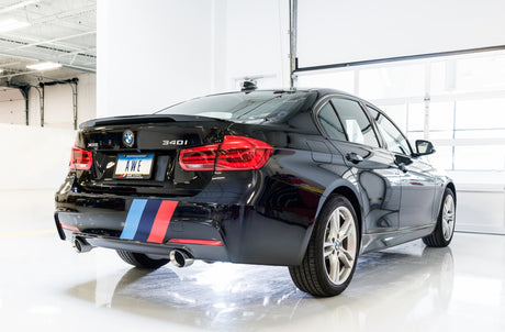 AWE Tuning BMW F3X 340i Touring Edition Axle-Back Exhaust - Diamond Black Tips (102mm) AWE Tuning Axle Back  AXOPROS