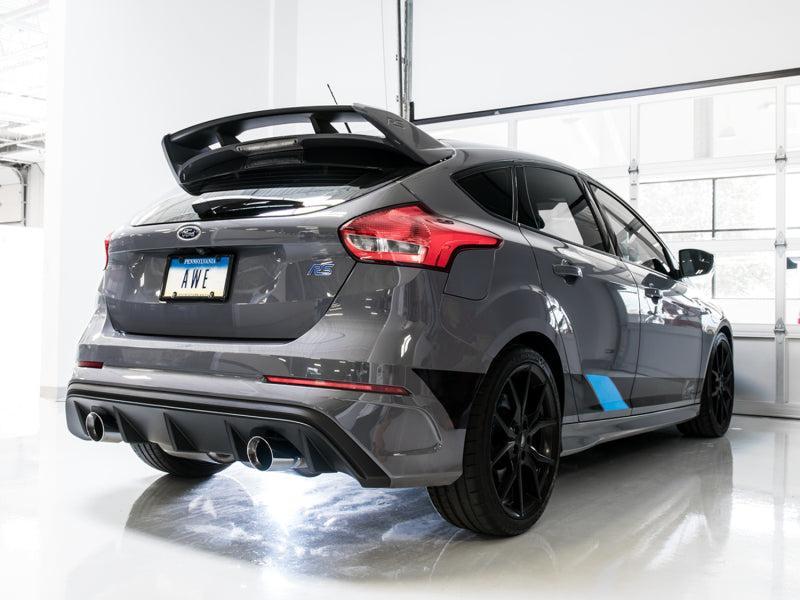 AWE Tuning Ford Focus RS SwitchPath Cat-back Exhaust - Diamond Black Tips AWE Tuning Catback  AXOPROS