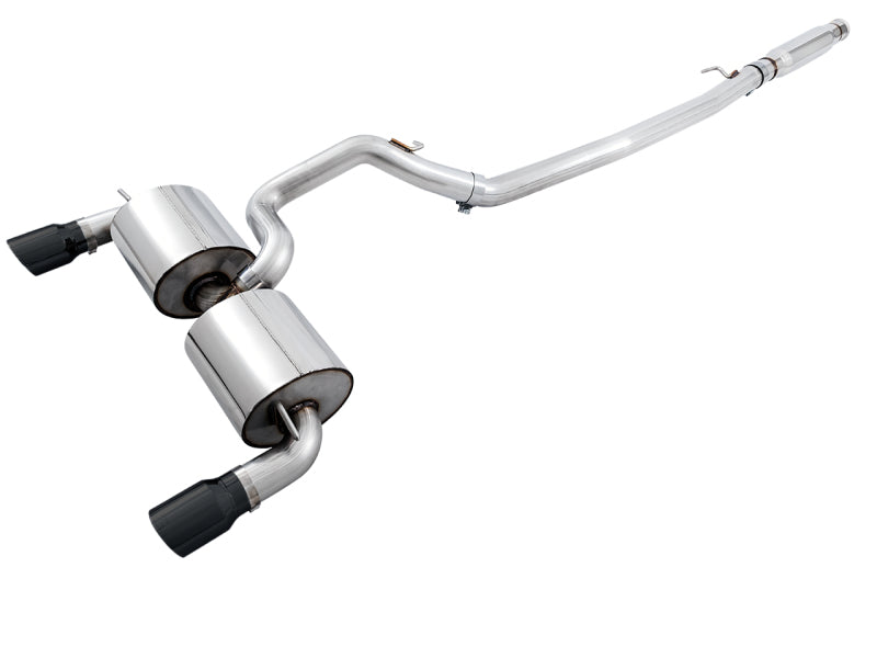 AWE Tuning Ford Focus RS Touring Edition Cat-back Exhaust - Resonated - Diamond Black Tips AWE Tuning Catback  AXOPROS