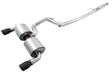 AWE Tuning Ford Focus RS Touring Edition Cat-back Exhaust - Resonated - Diamond Black Tips AWE Tuning Catback  AXOPROS