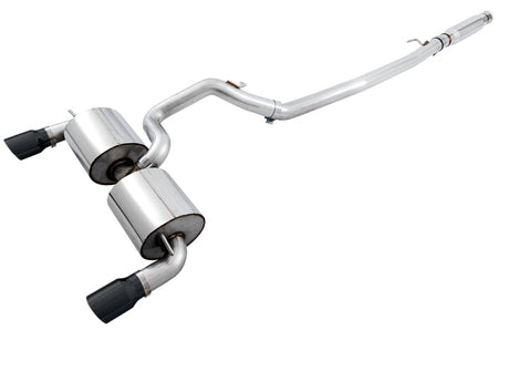 AWE Tuning Ford Focus RS Touring Edition Cat-back Exhaust - Resonated - Diamond Black Tips AWE Tuning Catback  AXOPROS