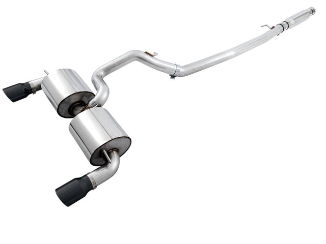 AWE Tuning Ford Focus RS Touring Edition Cat-back Exhaust - Resonated - Diamond Black Tips AWE Tuning Catback  AXOPROS