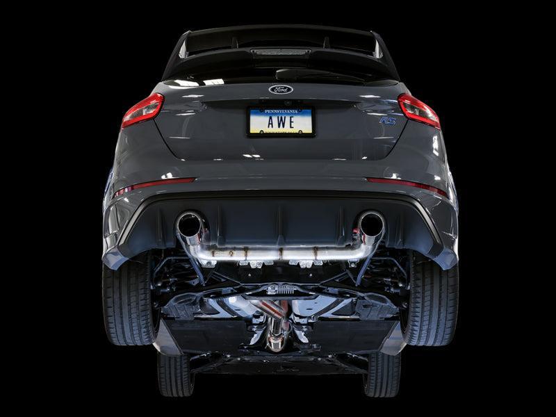 AWE Tuning Ford Focus RS Track Edition Cat-back Exhaust - Chrome Silver Tips AWE Tuning Catback  AXOPROS