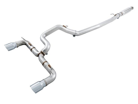 AWE Tuning Ford Focus RS Track Edition Cat-back Exhaust - Chrome Silver Tips AWE Tuning Catback  AXOPROS