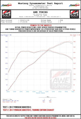 AWE Tuning Porsche 718 Boxster / Cayman Track Edition Exhaust - Diamond Black Tips AWE Tuning Catback  AXOPROS
