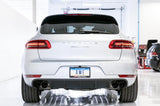 AWE Tuning Porsche Macan Track Edition Exhaust System - Diamond Black 102mm Tips AWE Tuning Axle Back  AXOPROS