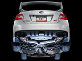 AWE Tuning Subaru STI VA / WRX GV / STI GV Sedan Touring Edition Exhaust - Chrome Silver Tip (102mm) AWE Tuning Catback  AXOPROS