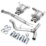 AWE Tuning Subaru STI VA / WRX GV / STI GV Sedan Touring Edition Exhaust - Chrome Silver Tip (102mm) AWE Tuning Catback  AXOPROS