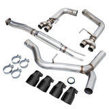 AWE Tuning Subaru WRX/STI VA/GV Sedan Track Edition Exhaust - Diamond Black Tips (102mm) AWE Tuning Catback  AXOPROS