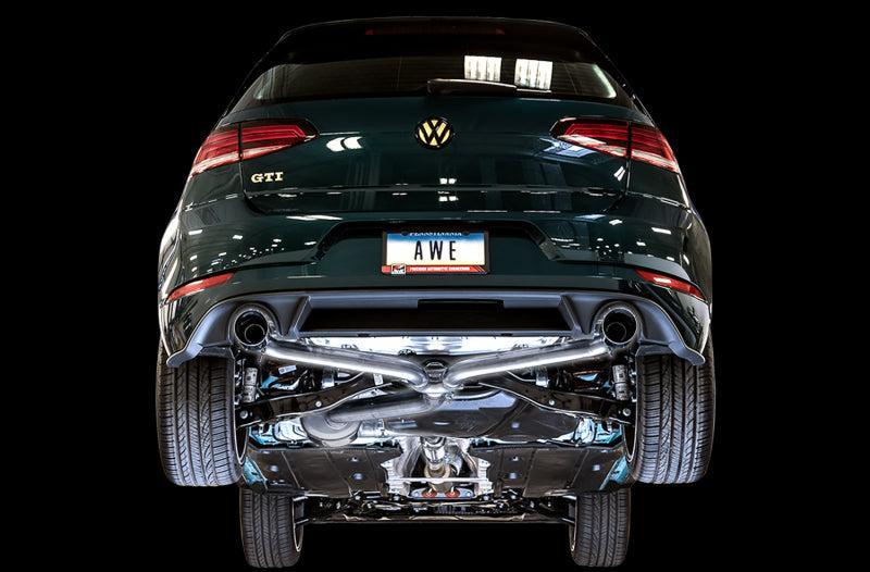 AWE Tuning Volkswagen GTI MK7.5 2.0T Touring Edition Exhaust w/Chrome Silver Tips 102mm AWE Tuning Catback  AXOPROS
