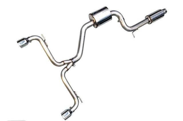 AWE Tuning VW MK7 GTI Touring Edition Exhaust - Chrome Silver Tips AWE Tuning Catback  AXOPROS