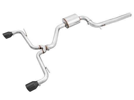 AWE Tuning VW MK7 GTI Track Edition Exhaust - Diamond Black Tips AWE Tuning Catback  AXOPROS