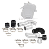 Mishimoto 11-16 Ford 6.7L Powerstroke Air-To-Water Intercooler Kit - Wrinkle Silverw/ Polished Pipes Mishimoto Intercooler Kits  AXOPROS