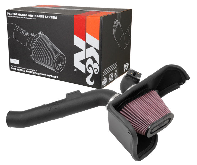 K&N 16-17 Cadillac ATS-V 3.6L V6 Twin Turbo Performance Intake Kit K&N Engineering Cold Air Intakes  AXOPROS