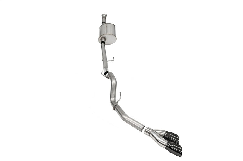 Corsa 2021-2024 Ford F-150 SuperCab/6.5in Bed 5.0L V8 Sport Cat-Back Single Side Exit-BlackPVD CORSA Performance Catback  AXOPROS