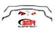 BMR 15-17 S550 Mustang Front & Rear Sway Bar Kit w/ Bushings - Black Hammertone BMR Suspension Sway Bars  AXOPROS