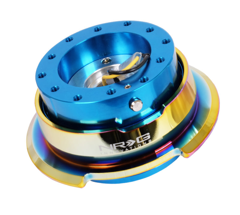 NRG Quick Release Gen 2.8 - Blue Body / Neochrome Ring NRG Quick Release Adapters  AXOPROS
