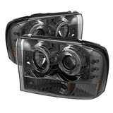 Spyder Ford F250 Super Duty 99-04 Projector Version 2 LED Halo LED Smke PRO-YD-FF25099-1P-G2-SM SPYDER Headlights  AXOPROS