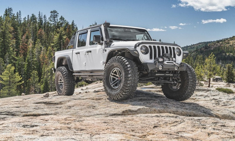AVS 2018 Jeep Wrangler Unlimited (4-Door) Ventvisor Outside Mount Window Deflectors 4pc - Smoke AVS Wind Deflectors  AXOPROS