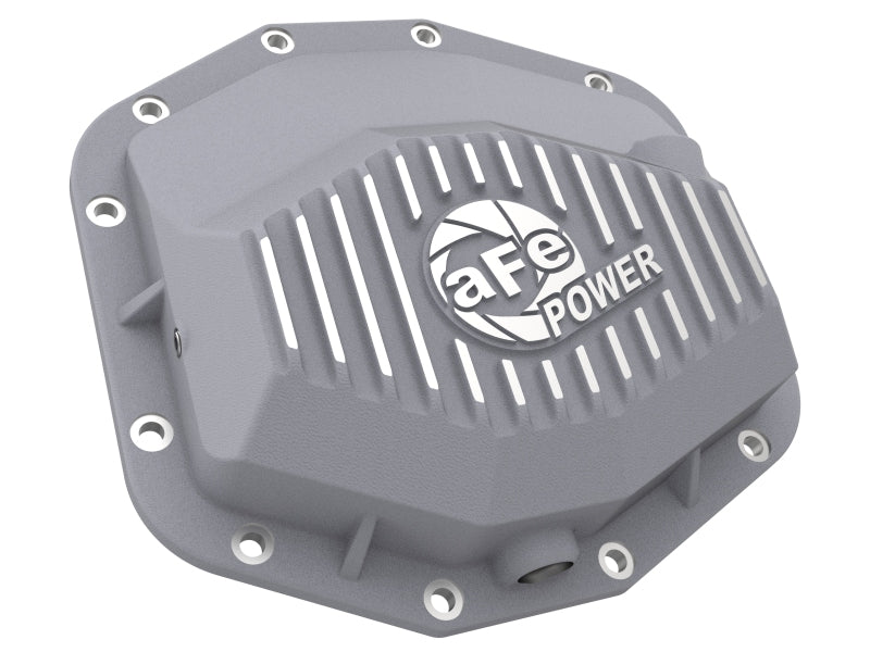aFe 21-22 RAM 1500 TRX HEMI V8 6.2L(sc) Street Series Rear Differential Cover Raw w/ Machined Fins aFe Diff Covers  AXOPROS