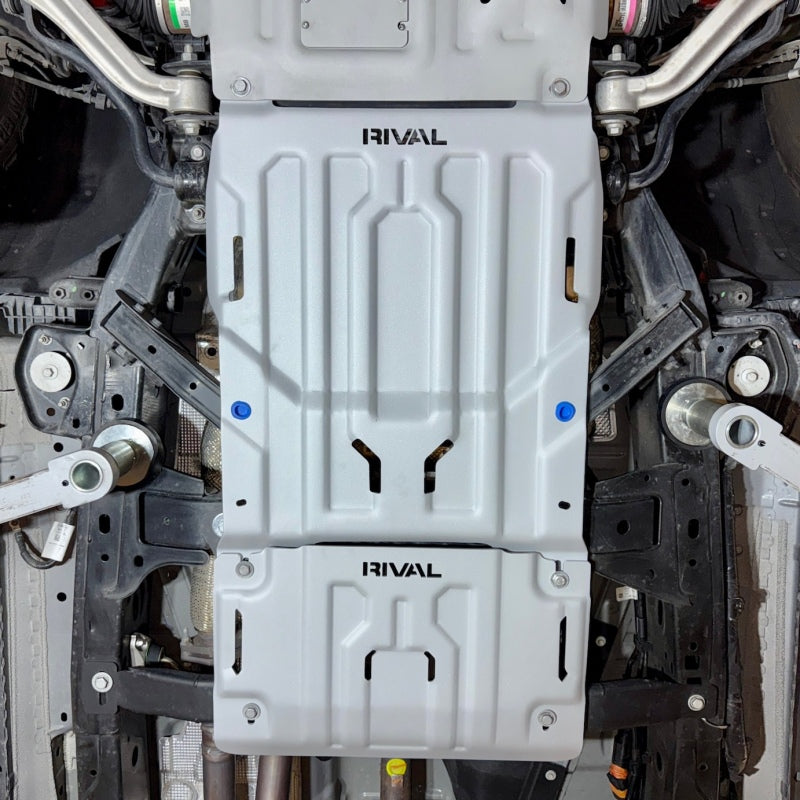 Rival 4x4 Rival 2024-2026 Ford Ranger Ford Ranger Raptor Aluminum Transmission And Cat Converter Skid Plate Skid Plates aftermarket performance part