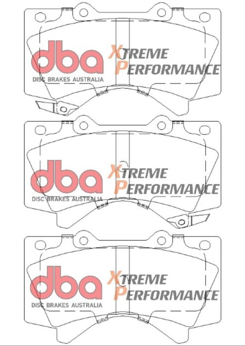 DBA 2015 Toyota Tundra XP650 Front Brake Pads DBA Brake Pads - Performance  AXOPROS