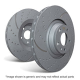 EBC 91-96 Ford Escort 1.8 GD Sport Rear Rotors EBC Brake Rotors - Slot & Drilled  AXOPROS
