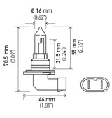 Hella Optilux HB3 9005 12V/65W XY Xenon Yellow Bulb Hella Bulbs  AXOPROS