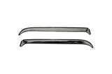 AVS 80-96 Ford Bronco (Installs w/Screws) Ventshade Window Deflectors 2pc - Stainless AVS Wind Deflectors  AXOPROS