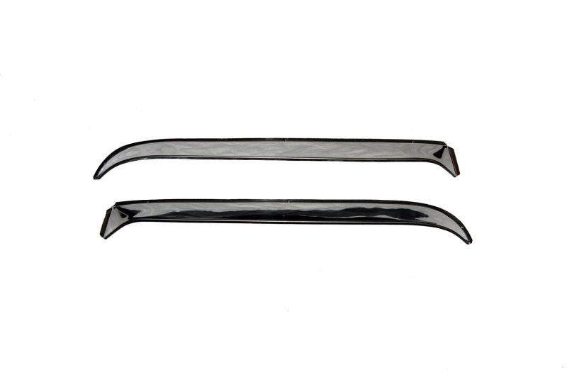 AVS 75-91 Ford E-100 Econoline Ventshade Window Deflectors 2pc - Stainless AVS Wind Deflectors  AXOPROS