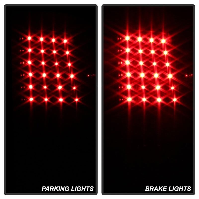 Xtune Toyota Tundra 07-13 LED Tail Lights Black ALT-ON-TTU07-LED-BK SPYDER Tail Lights  AXOPROS