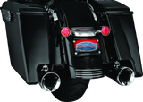 Kuryakyn Curved License Plate Mount Black Kuryakyn License Plate Relocation  AXOPROS