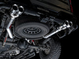AWE Tuning 4th Gen GM 1500 6.2L 0FG Catback Split Rear Exit (w/ Bumper Cutouts) - Quad Chrome Tips AWE Tuning Catback  AXOPROS