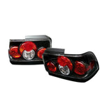 Spyder Toyota Corolla 93-97 Euro Style Tail Lights Black ALT-YD-TC93-BK SPYDER Tail Lights  AXOPROS