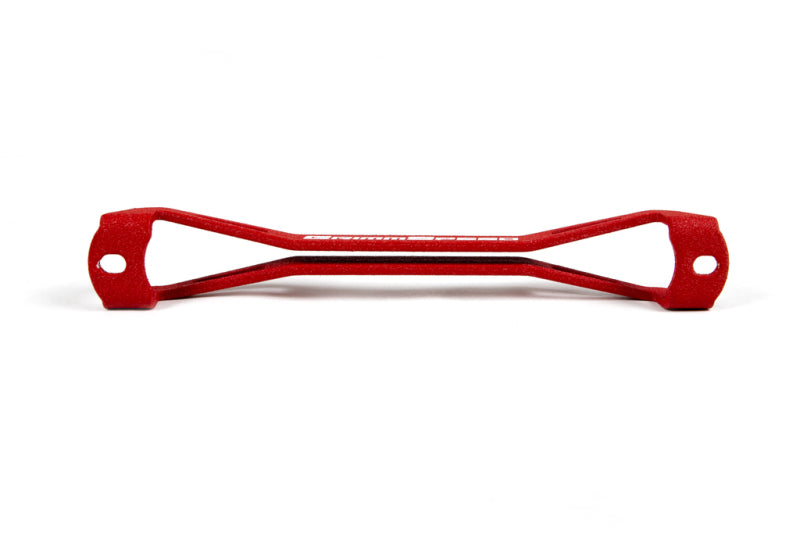 GrimmSpeed 08-18 Subaru WRX/STI Lightweight Battery Tie Down - Red GrimmSpeed Battery Tiedowns  AXOPROS