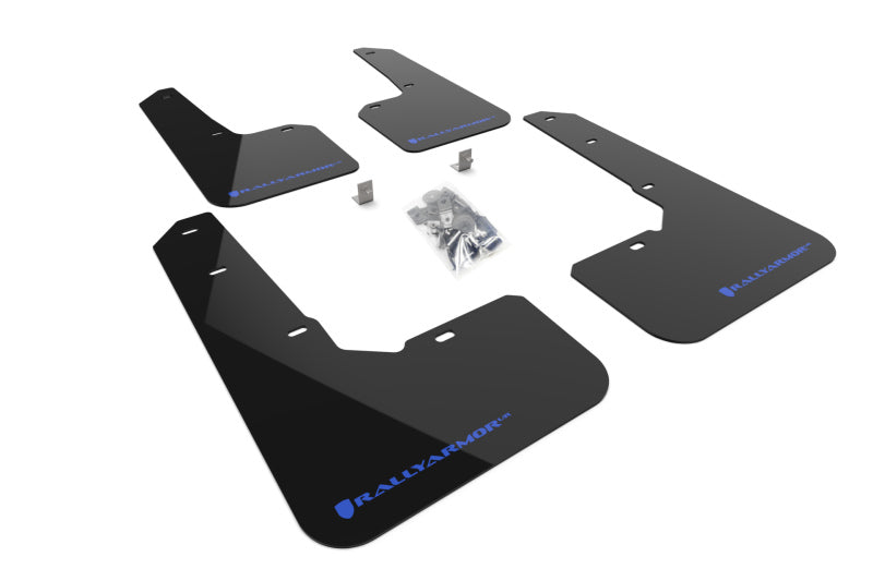Rally Armor 22-25 Subaru Outback Wilderness Black Mud Flap Blue Logo Rally Armor Mud Flaps  AXOPROS