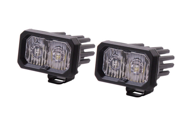 Diode Dynamics Stage Series 2 In LED Pod Sport - White Driving Standard ABL (Pair) Diode Dynamics Light Accessories and Wiring  AXOPROS