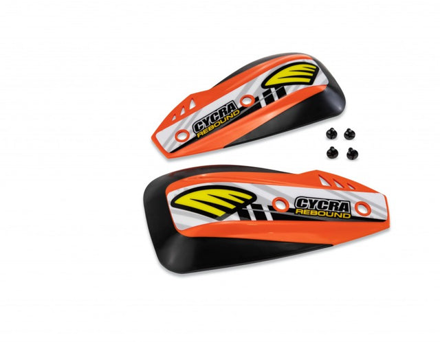 Cycra Rebound DX Handshields - Orange Cycra Hand Guards  AXOPROS