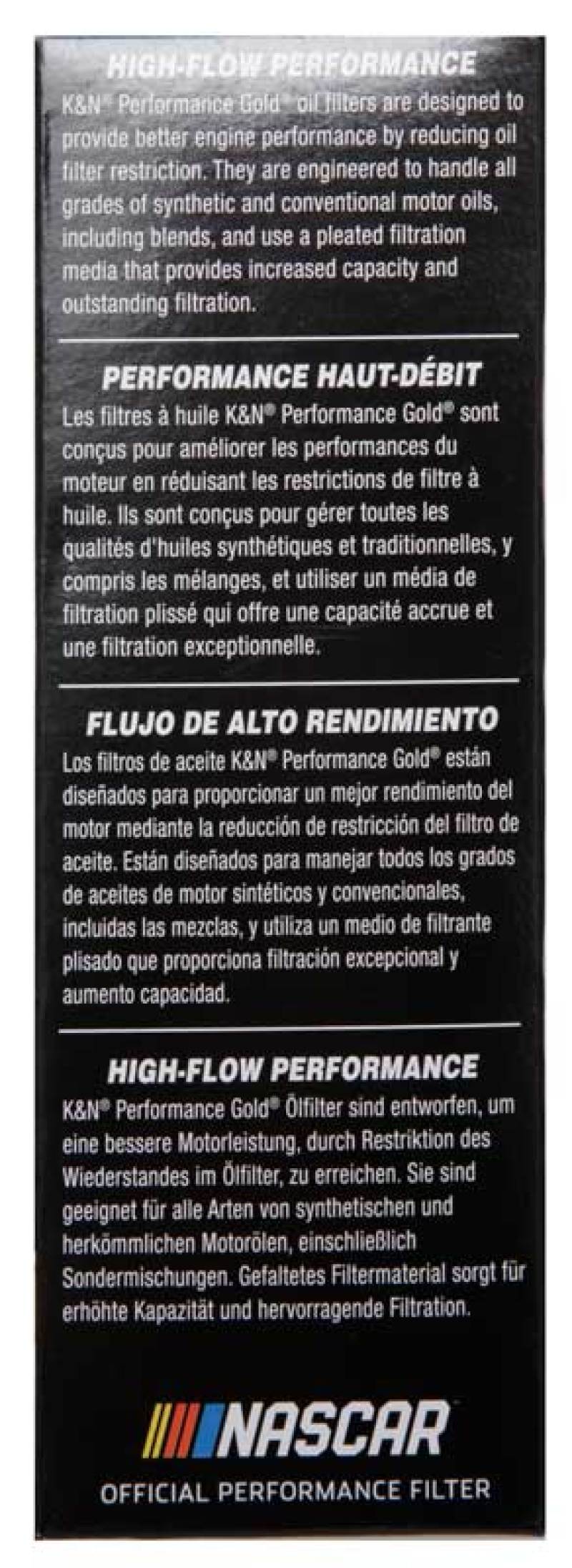 K&N Performance Oil Filter for 14-17 Dodge Durango 3.6L / 14-17 Jeep Grand Cherokee 3.6L K&N Engineering Oil Filters  AXOPROS