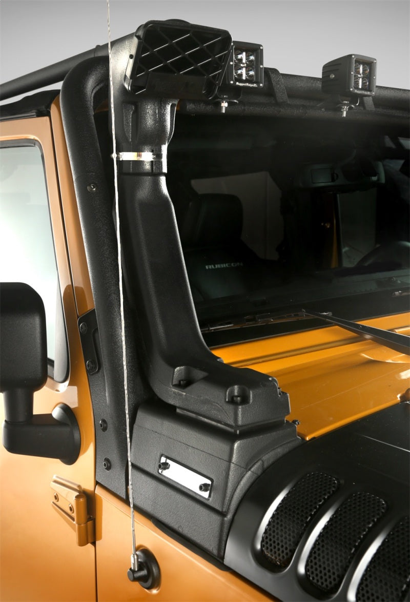 Rugged Ridge 07-18 Jeep Wrangler 3.6L/3.8L XHD Snorkel Kit Rugged Ridge Air Intake Components  AXOPROS